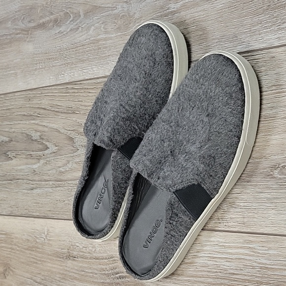 Vince Size 7 Heather Gray Blair Sneaker Mule - Picture 1 of 6